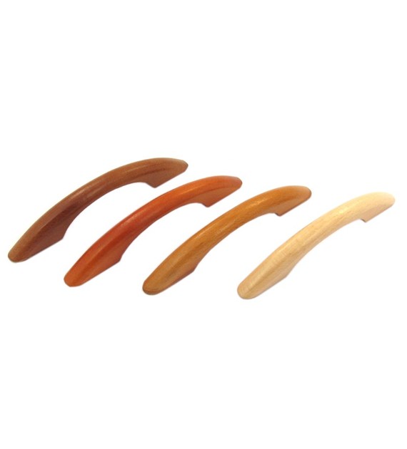 Uchwyt meblowy drewniany 'C'-96 buk