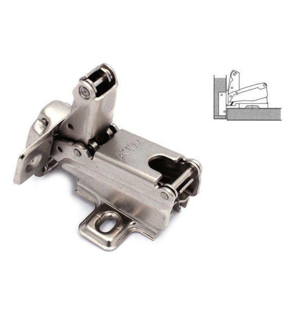 Zawias puszkowy 175°(0-165) 35mm drzwi narożnych