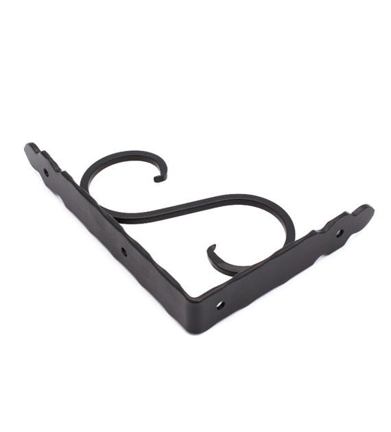 Kątownik pod półki 20x15cm RETRO czarny