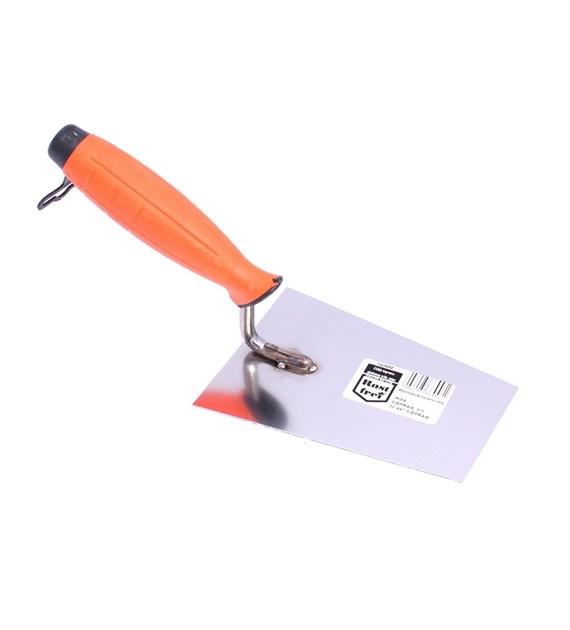 Kielnia nierdzewna trapezowa 140mm rączka gumowana