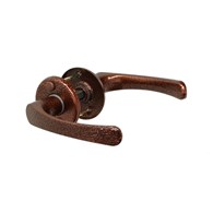 Klamka do drzwi okrągła MK miedź-antyczna