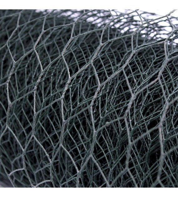 Siatka sześciokątna PCV 13mm x 0,7mm x 0,5m x 25m