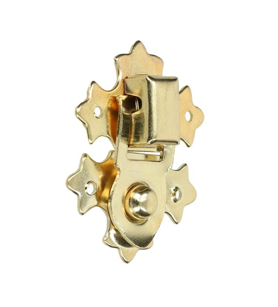 Zatrzask do kaset 2x16x25x0,6mm mosiądzowany