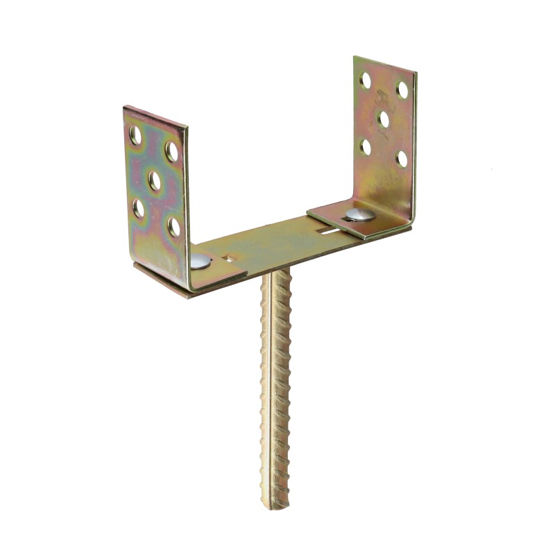 Podstawa słupa regul  0-200 pręt 200mm żółty ocynk