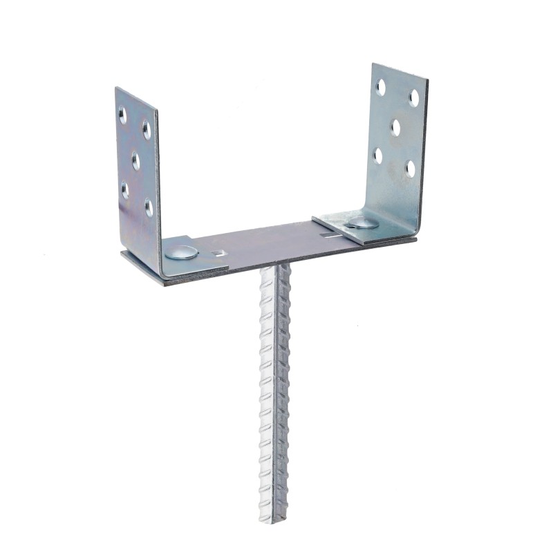 Podstawa słupa regul  0-200 pręt 200mm biały ocynk