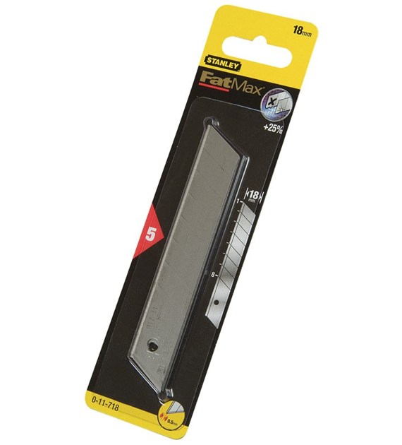Ostrza STANLEY 18mm  5szt STANLEY Fatmax