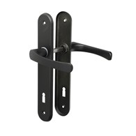 Klamka do drzwi 72 klucz czarna  MK