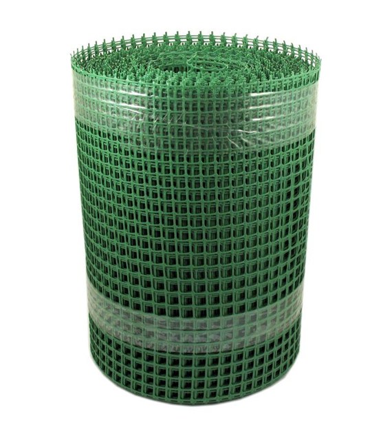 Siatka plastik 15x15mm 1.2m x50m bud/rab zielona
