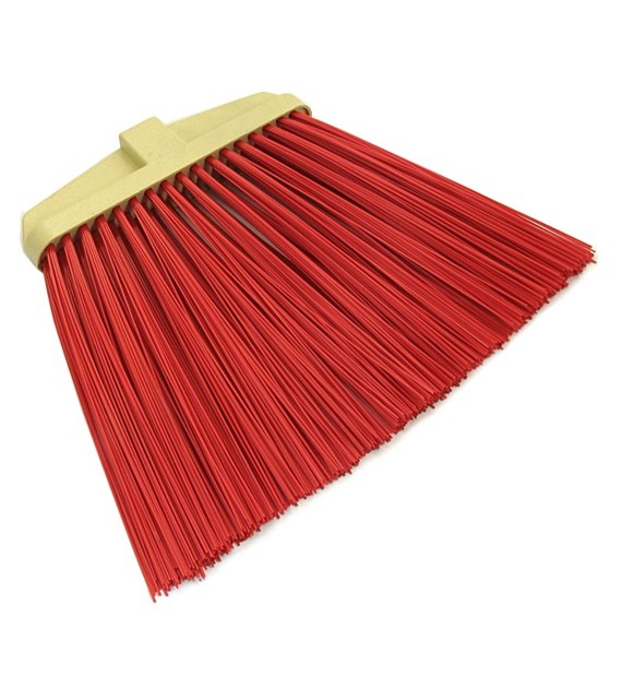 Miotła gospodarcza plast 25/37 wł 23cm z trzonem