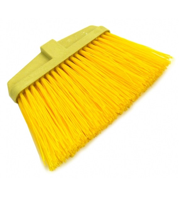 Miotła gospodarcza plast 25cm wł 14cm z trzonem