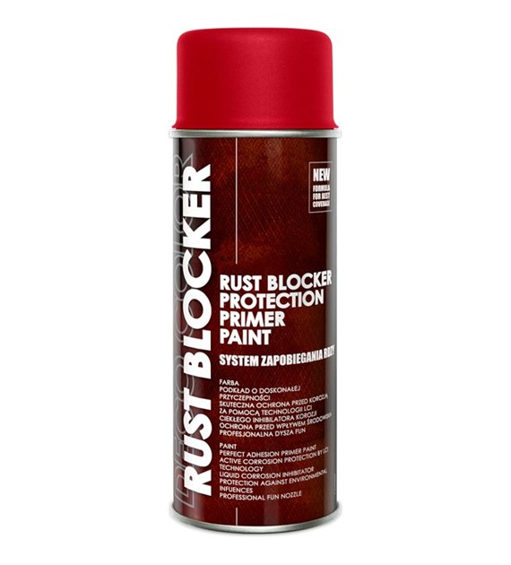 Lakier spray na rdzę 400ml RAL 3000 czerw-ognisty