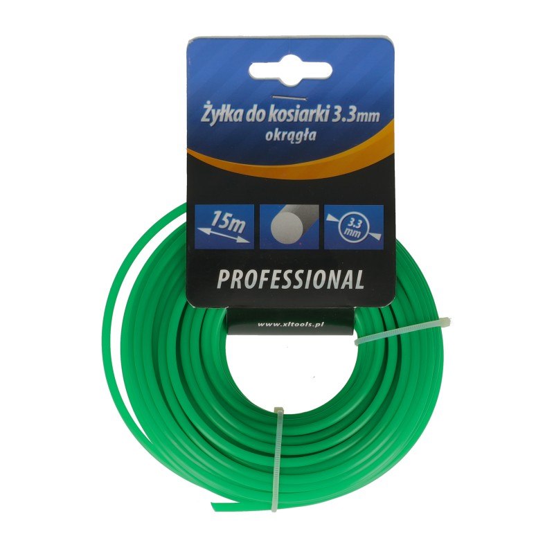 Żyłka do kos spalinowych okrągła 3.3mm/15m