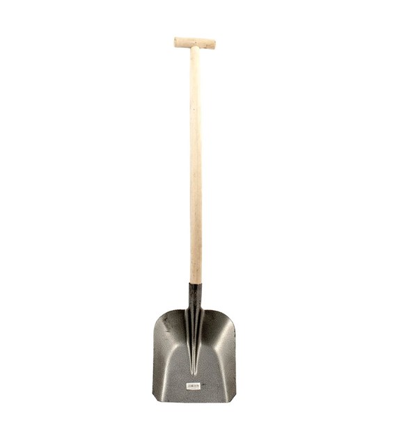 Łopata piaskowa LPS4 młotkowa szara styl T90cm