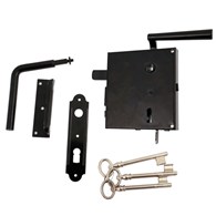 Zamek wiejski skrzynkowy RETRO  prawy