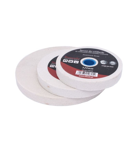 Tarcza do szlifierki stołowej T1 125X20X20MM biała