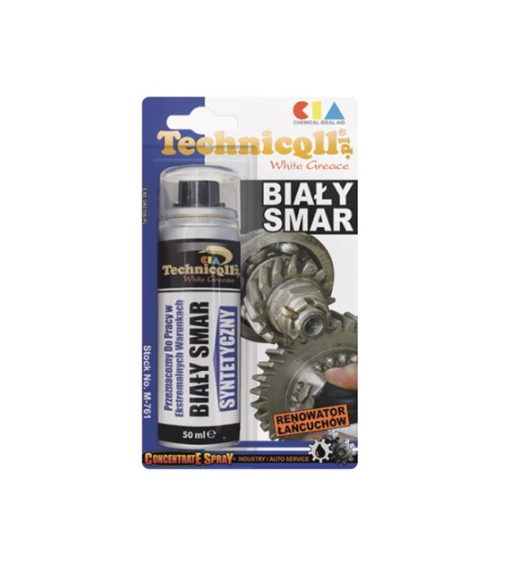 Smar Biały do łańcuchów, łożysk TECHNICQLL 50ml