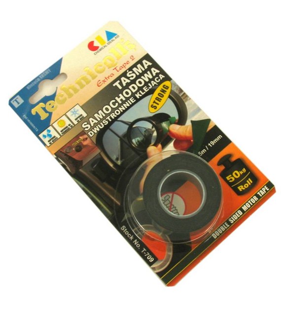 Taśma Samochodowa Dwustronna  TECHNICQLL 1,5m/19mm