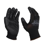 Rękawice DRAGON BLACK 10  czarne PES zawieszka