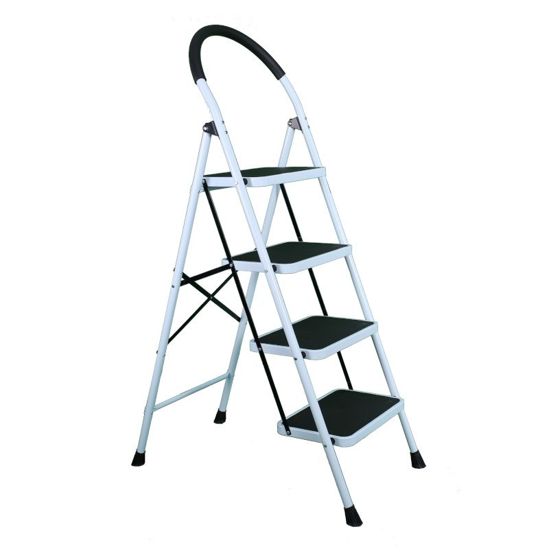 Drabina 4 stopniowa metalowa domowa SUPERMAX 4