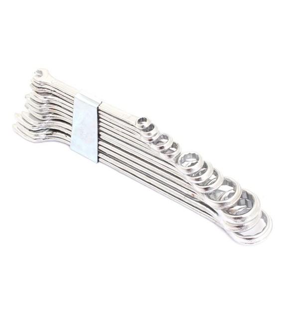 Klucz oczkowo-płaski  12szt 6-22mm /klips/