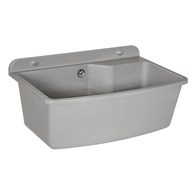 Zlew gospodarczy 610cm ciemny granit MAXI