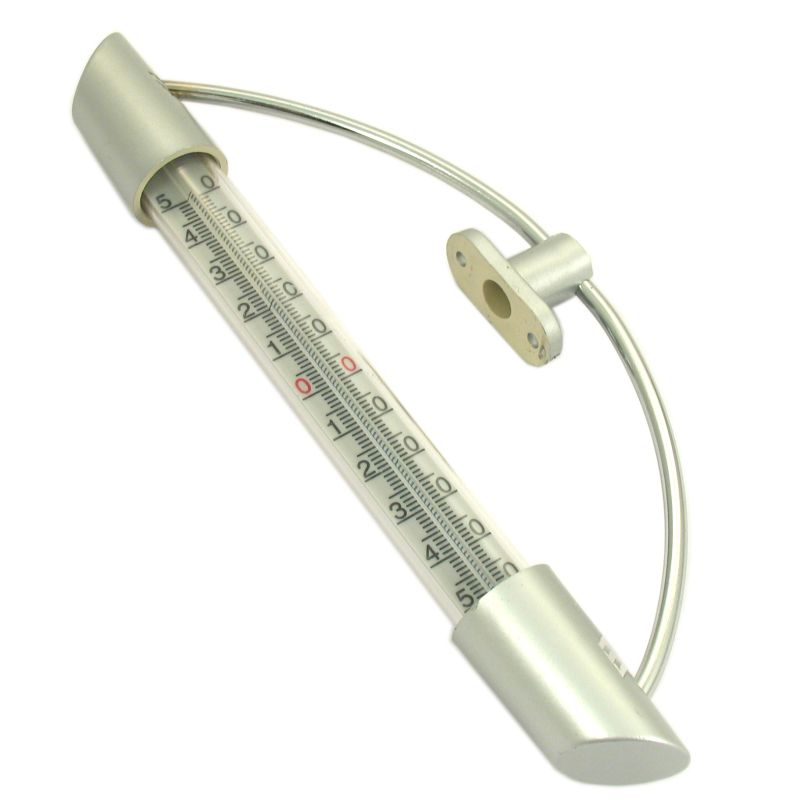 Termometr za okno srebrny ruchomy 230mm