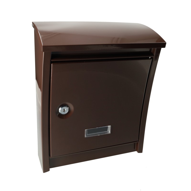 Skrzynka na listy DALMATIA brąz 25x32x8-12cm