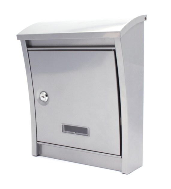 Skrzynka na listy DALMATIA srebrna 25x32x8-12cm
