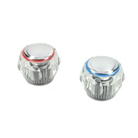 Pokrętło baterii PRIMULA 1/2 ciemne  kpl 2 sztuki