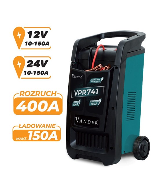 Prostownik z rozruchem VANDER 150/400A za VPR740