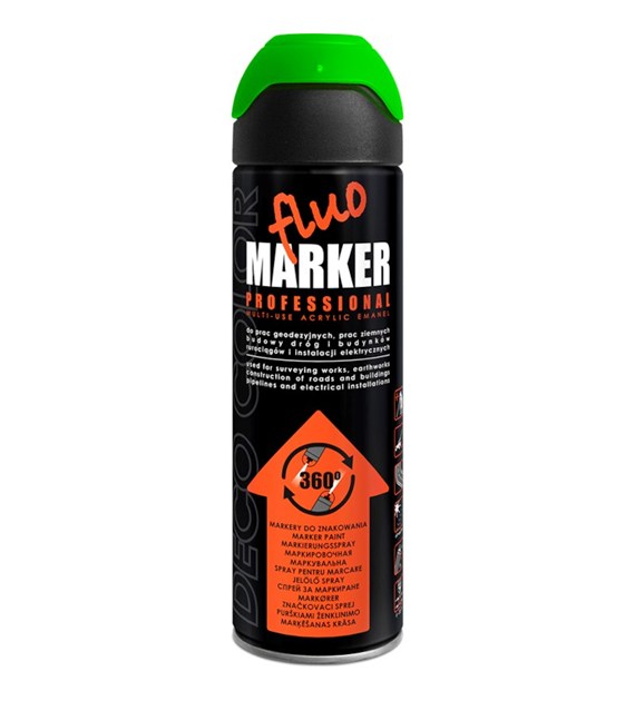 Lakier Fluomarker do znakowania 500ml zielony