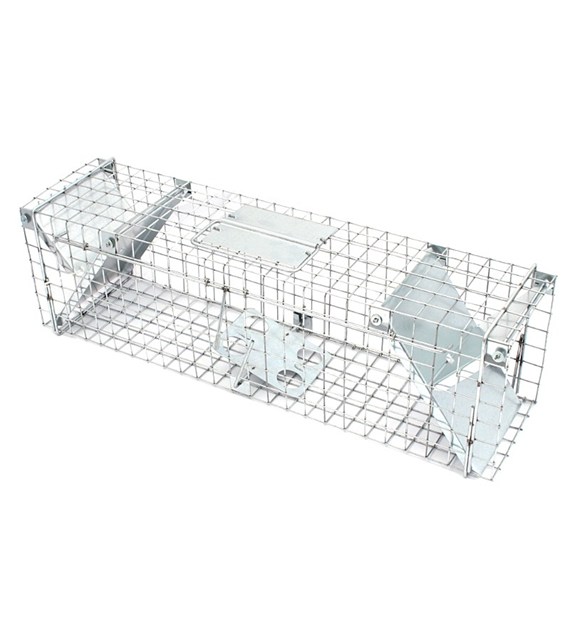 Żywołapka dwuwejściowa zwierzęta  82x17x20cm