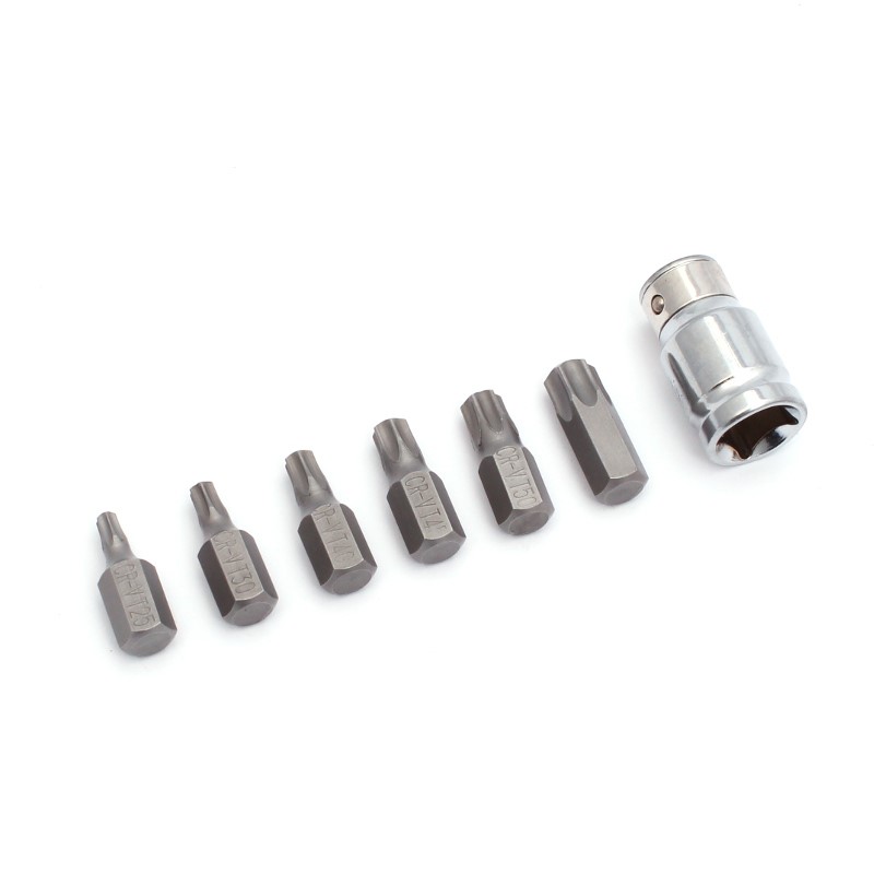 Klucze nasadowe TORX  7cz Cr.V PRO-TECHNIK