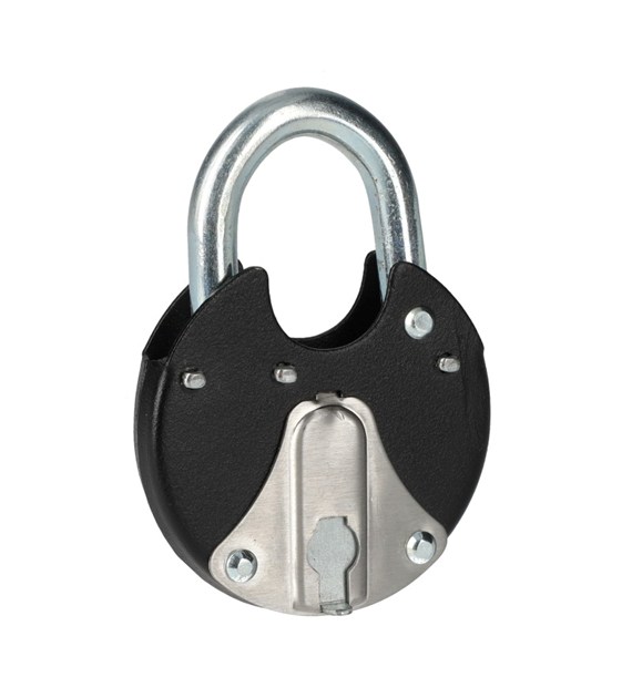 Kłódka zwykła  60 mm z odlewany klucz / klapka