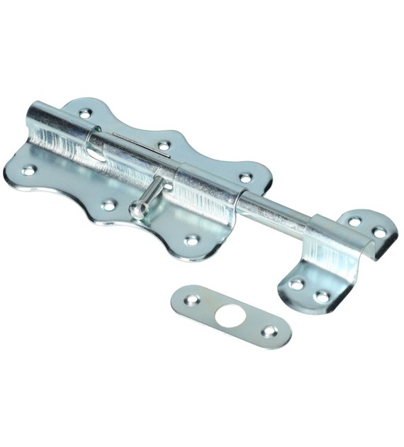 Zasuwka uniwersalna XL 120mm okrągła+zamkn.kłódkę