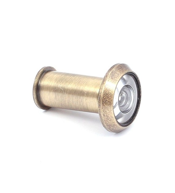 Wizjer drzwiowy 16mm kąt 200° patyna