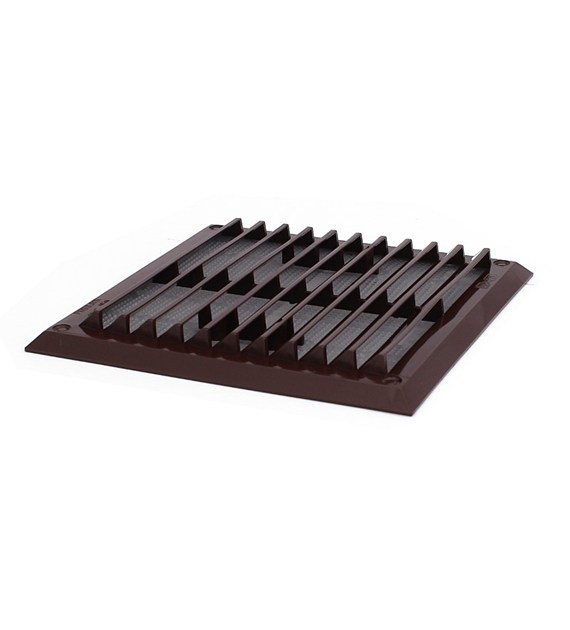 Kratka MAXPOL plastikowa 175x175 z siatką 011 brąz