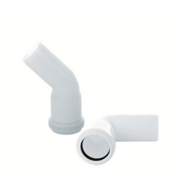 Kolano PP  32mm kąt 90° stopni białe
