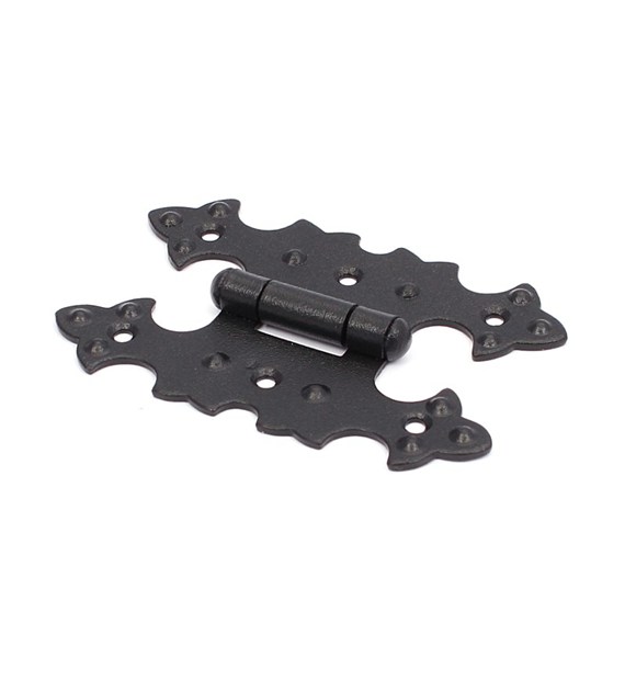 Zawias meblowy ZMU2 ozdobny symetr czarny