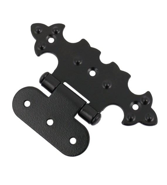 Zawias meblowy ZMU4 ozd n/sym czarny