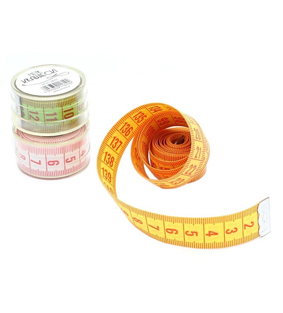 Metr krawiecki pudełko plastikowe