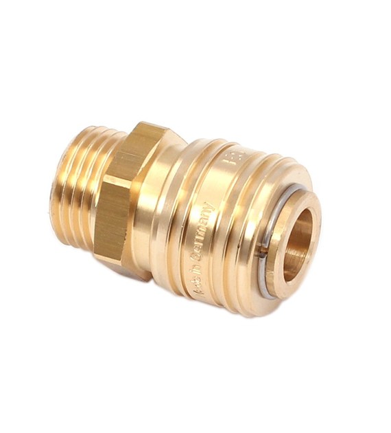 Szybkozłącze pneum. gniazdo GZ 1/2'' mosiądz