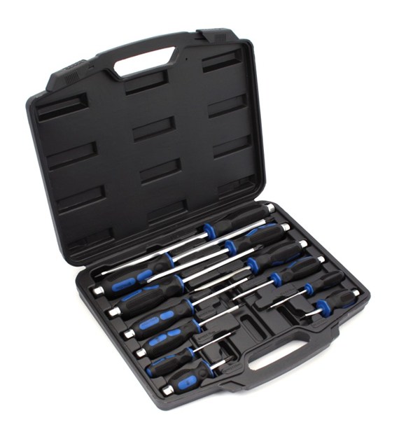 Wkrętaki PRO-TECHNIK utw.CrV 12cz do pobijania BOX