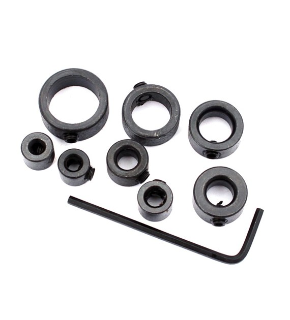 Ograniczniki do wierteł 8szt: 3,4,5,6,8,10,12,16mm