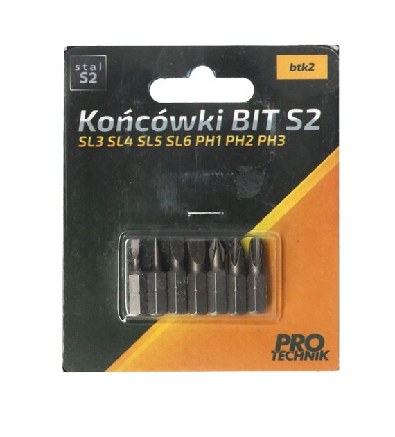 Końcówka BIT S2: PH1 PH 2 PH3 PŁ3 PŁ4 PŁ5 PŁ6