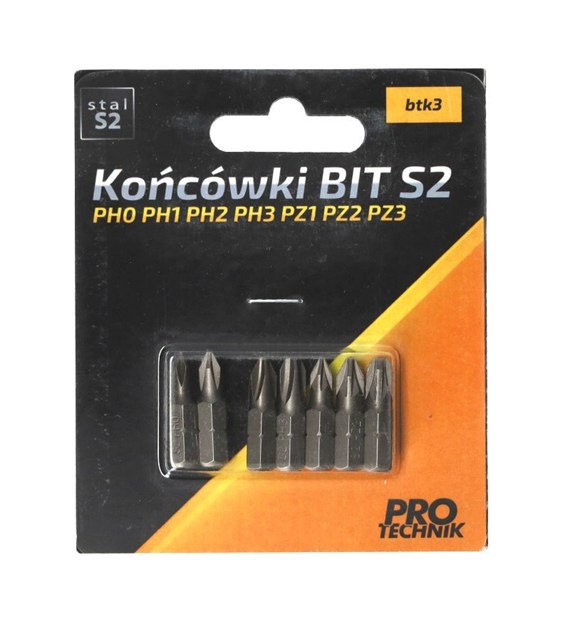 Końcówka BIT S2: PH0 PH1 PH2 PH3 PZ1 PZ2 PZ3