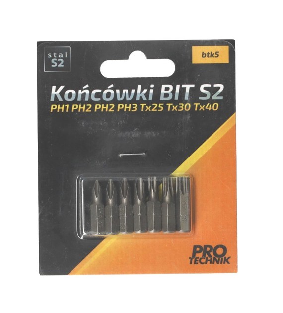 Końcówka BIT S2: PH1 PH2 PH2 PH3 Tx25 Tx30 Tx40