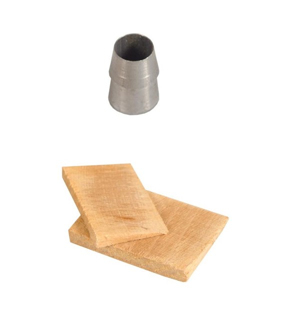Kliny do młotka, siekiery zestaw metal-drewno 12mm