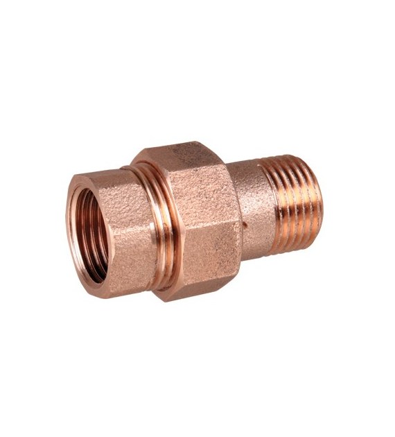 Śrubunek mosiężny z oringiem, prosty 3/4''