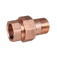 Śrubunek mosiężny z oringiem, prosty 1''